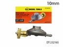 REGULADOR DE GAS ALEACIÓN DE ZINC CLIP-ON 10MMX50MBAR BOQ/ HR UNID DIESEL