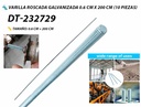 VARILLA ROSCADA 5/16" 2 METROS 50PZAS UNID DIESEL