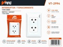 TOMA CORRIENTE DOBLE 15A 110-250V UNID V-TEG