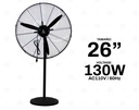 VENTILADOR INDUSTRIAL 26" 130W 110V UNID POLUX