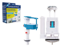 KIT DE HERRAJE INODORO DE BOTON DOBLE UNID AQUIAFINA
