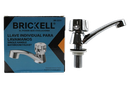 LLAVE INDIVIDUAL DE LAVAMANO CROMADA 1/2" UNID BRICKELL