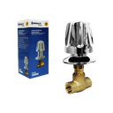 LLAVE DUCHA INDIVIDUAL 1/2" POMO CROMADO UNID GRIMAX