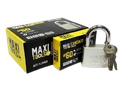 CANDADO PLATEADO SOLIDO ARCO 60 MM UNID MAXI TOOLS