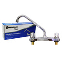 GRIFO DOBLE PARA FREGADERO PLAST/CROM UND GRIMAX