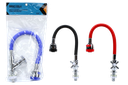 LLAVE INDIVIDUAL P/FREGADERO 1/2" FLEXIBLE UNID BRICKELL