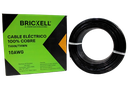 CABLE ELECTRICO THHN 10AWG 100% COBRE NEGRO 100 METROS UNID BRICKELL
