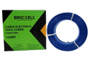 CABLE ELECTRICO THHN 14AWG 100% COBRE AZUL 100 METROS UNID BRICKELL
