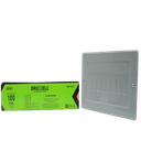 CAJA PARA BREAKER METAL 8 CIRCUITOS  100 AMP UNID BRICKELL