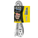 EXTENSION ELECT BLANCA 18FT 3 TOMA SPT16AWG UNID MAXI ENERGY