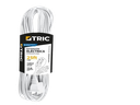EXTENSIÓN ÉLECTRICA 25FT COLOR BLANCO UNID TRIC