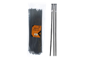TIRRAP ZUNCHO NEGRO/BLANCO 4.8x300MM 100 PZAS UNID BRICKELL