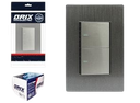 INTERRUPTOR DOBLE GRIS UNID ORIX ELECTRIC
