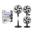 VENTILADOR NEGRO 18"x90W ASPA PLASTICO 3 EN 1 UNID POLUX