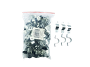 ABRAZADERA OMEGA 3/4" DOS PATAS 100 PZAS UNID DIESEL TOOLS