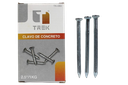 CLAVOS PARA CONCRETO 2.5" 1KG UNID TREK