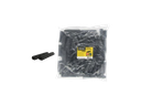 RAMPLUG PLASTICO  1/2" L=2" NEGRO 100 PZAS UNID ZASC