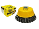 CEPILLO CIRC ALAMBRE TRENZADO ONDULADO 5" UNID MAXI TOOLS