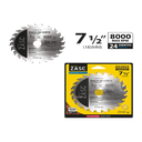 DISCO PARA CORTE DE MADERA 7 1/4"x7/8" 24 DIENTES UNID ZASC