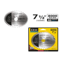 DISCO PARA CORTE DE MADERA 7 1/4"x7/8" 40 DIENTES UNID ZASC