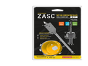 SET CORTACÍRCULOS 3 PZAS (MANDRIL-CIERRA 2 1/8"-BROCA 7/8") UNID ZASC