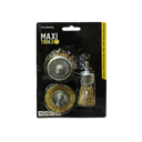 SET DE 3 CEPILLO DE ALAMBRE METALICOS 4.500RPM UNID MAXI TOOLS