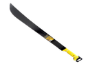 MACHETE 22" BORDE AFILADO REFORZADO EN ACERO NEGRO UNID ZASC