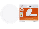 PANEL LED REDONDA EMPOTRABLE BLANCA 12W UNID TIGER