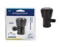 VALVULA DE ARRESTO LUJO 1/2"x1/2" NEGRO MATE UNID AQUAFINA