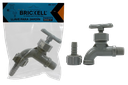 LLAVE DE JARDIN PVC 1/2" COLOR GRIS UNID BRICKELL
