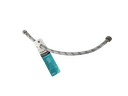 CANILLA FLEXIBLE ABASTO TEJIDA 1/2" X 3/8" 40CM UNID AQUA PLUS