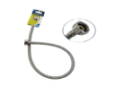 CANILLA FLEXIBLE DE ACERO INOXIDABLE 1/2"x1/2" 60CM UNID AQUAFINA
