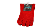 GUANTES DE CUERO PARA SOLDADURA ROJO 2 PZAS UNID ZASC