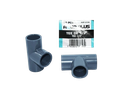 TEE PVC LISA DE 1/2" GRIS UNID AQUA PLUS