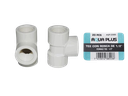 TEE PVC ROSCADA DE 1/2" BLANCA UNID AQUA PLUS