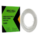 CABLE ELECTRICO THHN 14AWG 100% COBRE BLANCO 100 METROS UNID BRICKELL
