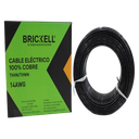 CABLE ELECTRICO THHN 14AWG 100% COBRE NEGRO 100 METROS UNID BRICKELL