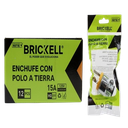 ENCHUFE METALICO MACHO 3 PINES 250 V UNID BRICKELL