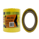 CINTA AMARILLA DE SEGURIDAD PELIGRO 75MMx5MTS UNID BRICKELL
