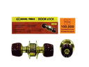 CERRADURA DE POMO CON CILINDRO ACABADO MADERA UNID DIESEL TOOLS