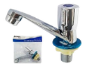 LLAVE DE LAVAMANO CROMADA 1/2" INDIVIDUAL UNID GRIMAX