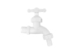 LLAVE P/ JARDIN PVC BLANCA CON RACOT ROJO 1/2" UNID GRIMAX