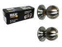 CERRADURA DE POMO CIRC CON CILINDRO SATINADO CAJA UNID MAXI TOOLS