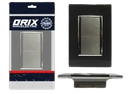 INTERRUPTOR DOBLE GRIS DE LUJO UNID ORIX