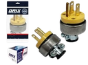 ENCHUFE METALICO MACHO 3 PINES 125 V UNID ORIX